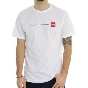 T-SHIRT NEVER STOP EXPLORING BIANCO